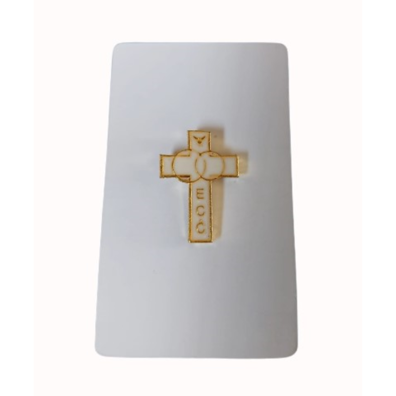 Boton Dourado do Encontro de Casais com Cristo