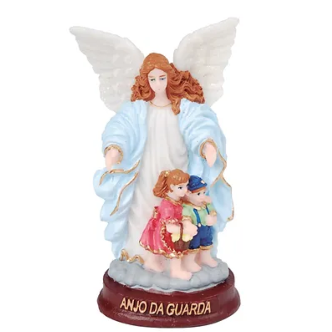 Imagem Anjo da Guarda Resina 13 Centímetros
