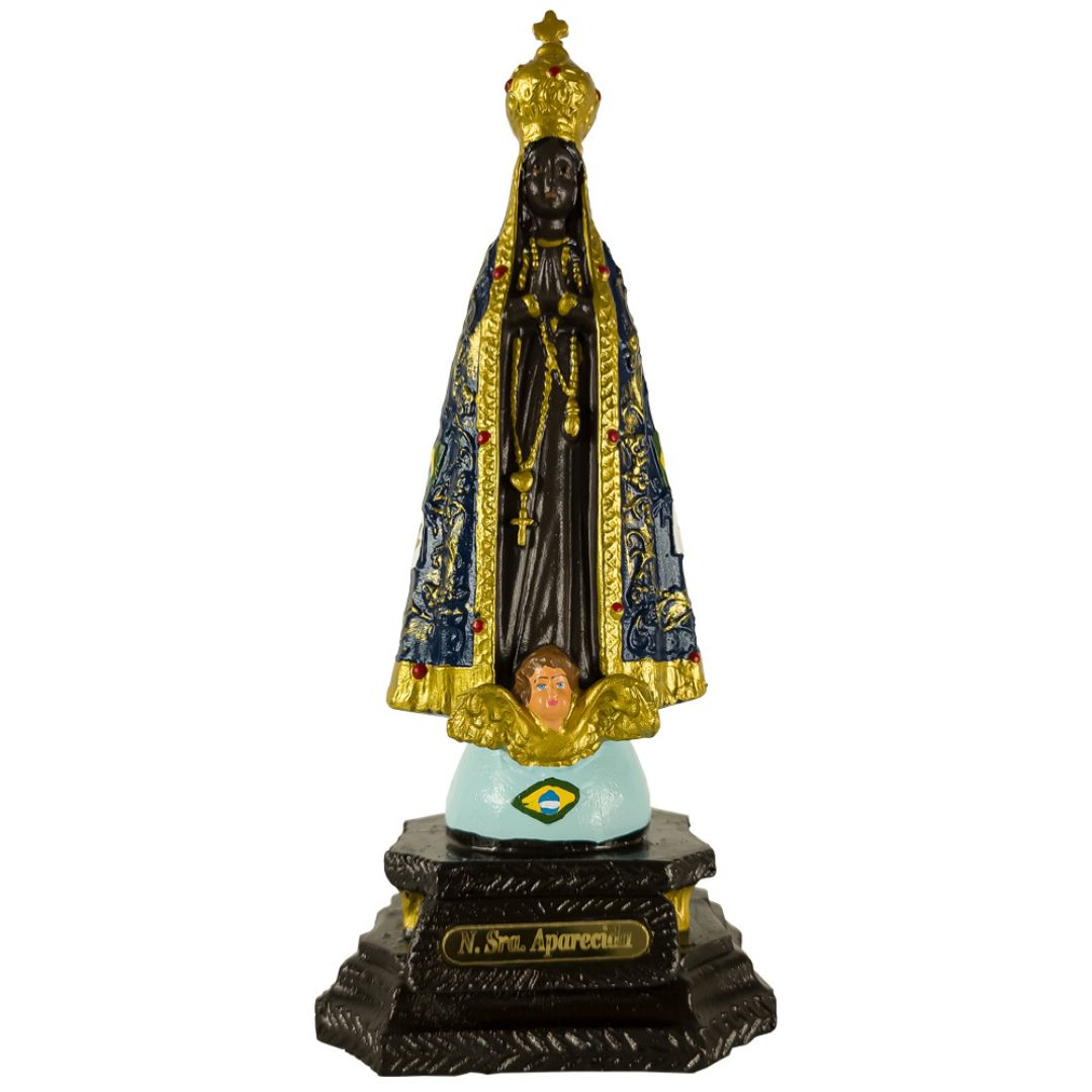Imagem de Borracha Nossa Senhora Aparecida 20 cm