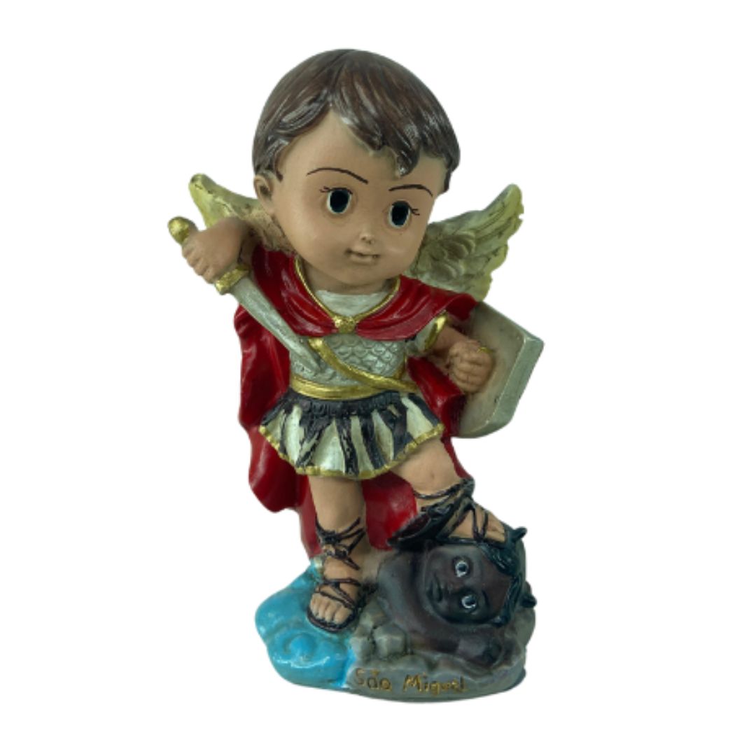 Imagem Infantil São Miguel Arcanjo 15 cm Resina