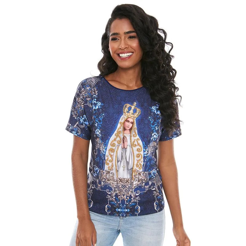 Baby Look Premium Nossa Senhora de Fátima Tamanho G