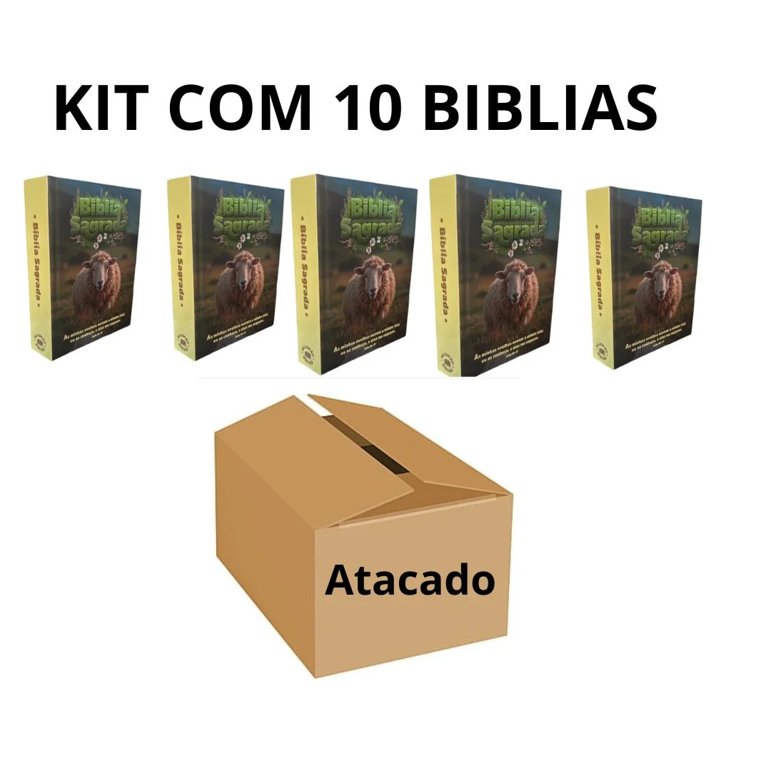 Bíblia Compacta Infantil Capa Dura Ovelhinha