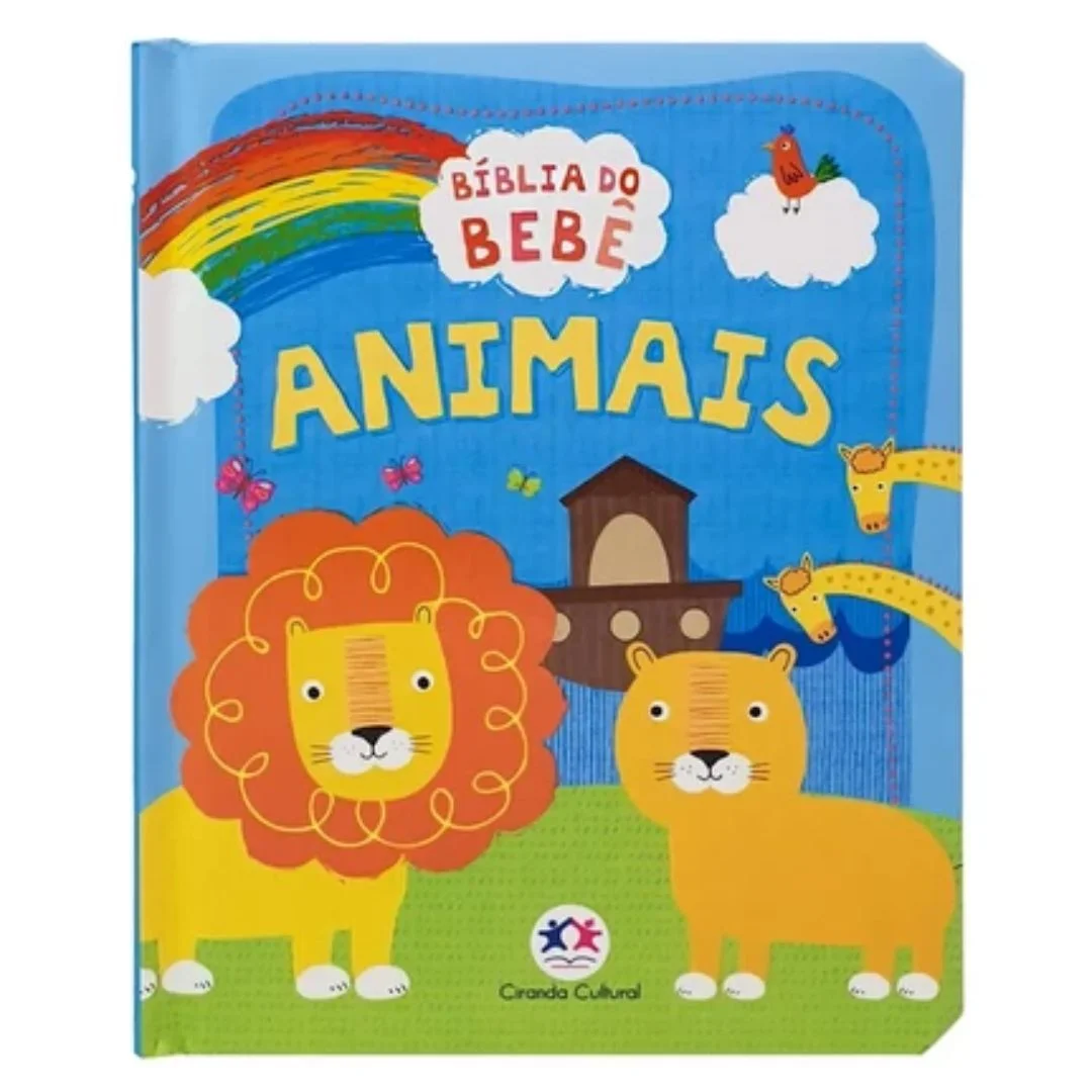 Bíblia do Bebê Animais, Capa Dura Colorida