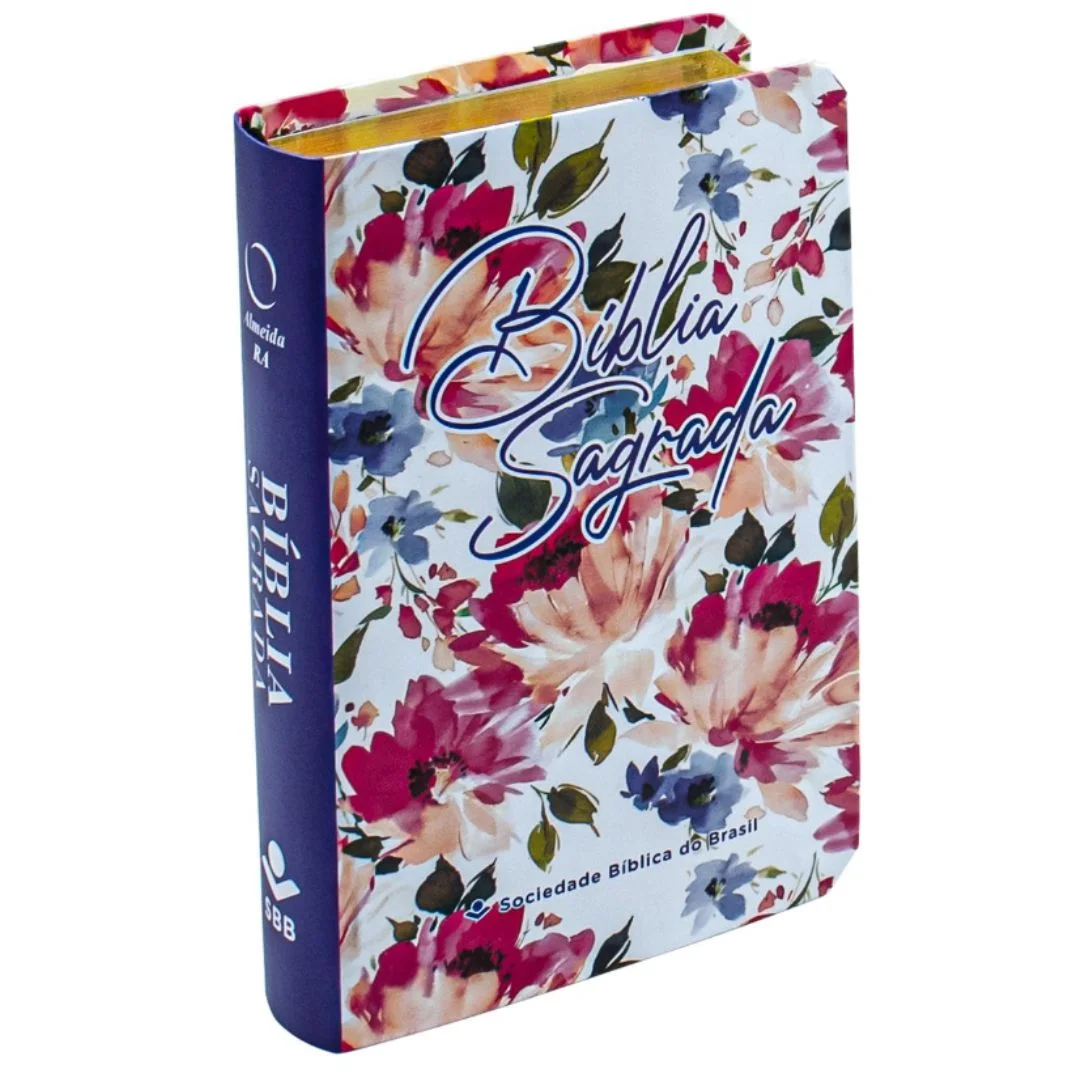 Bíblia de Bolso Capa Semiflexível Flor 1