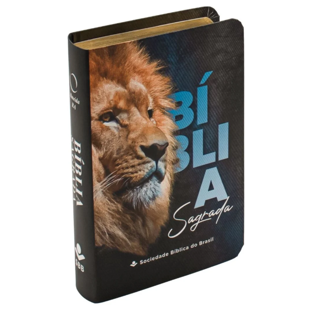 Bíblia de Bolso Capa Semiflexível Leão