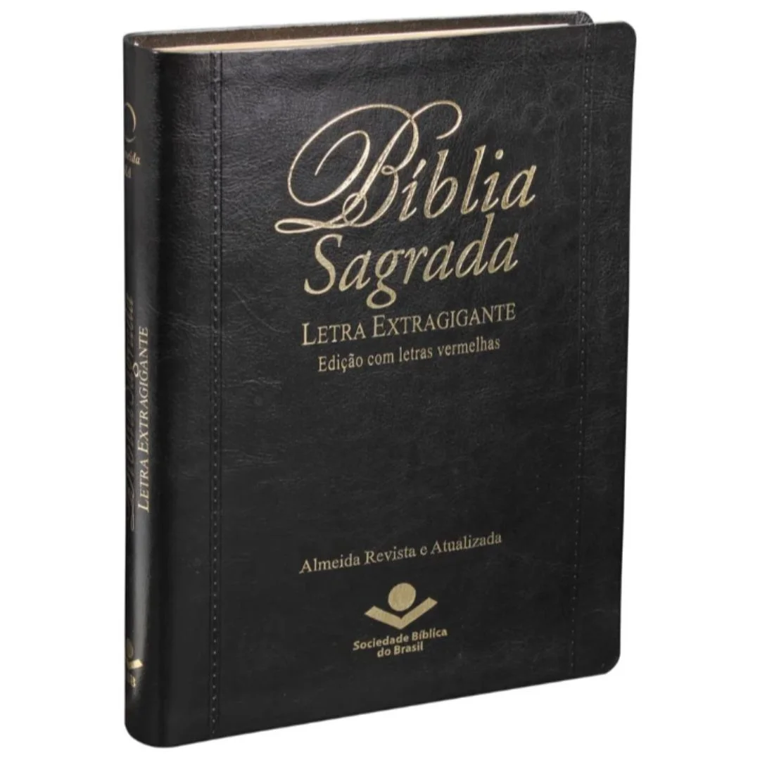 Bíblia Extragigante RA com Índice, Capa Preta, SBB