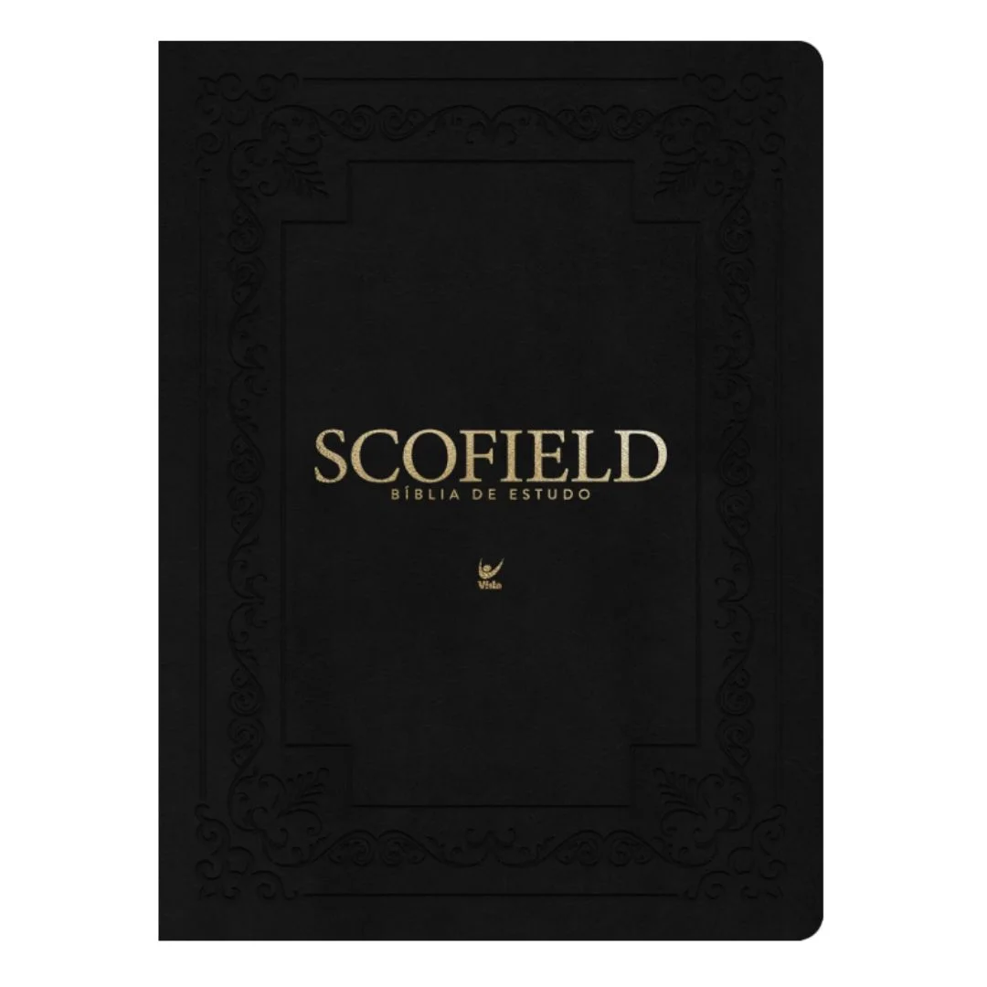 Bíblia de Estudo Scofield AEC, Capa Luxo Preta