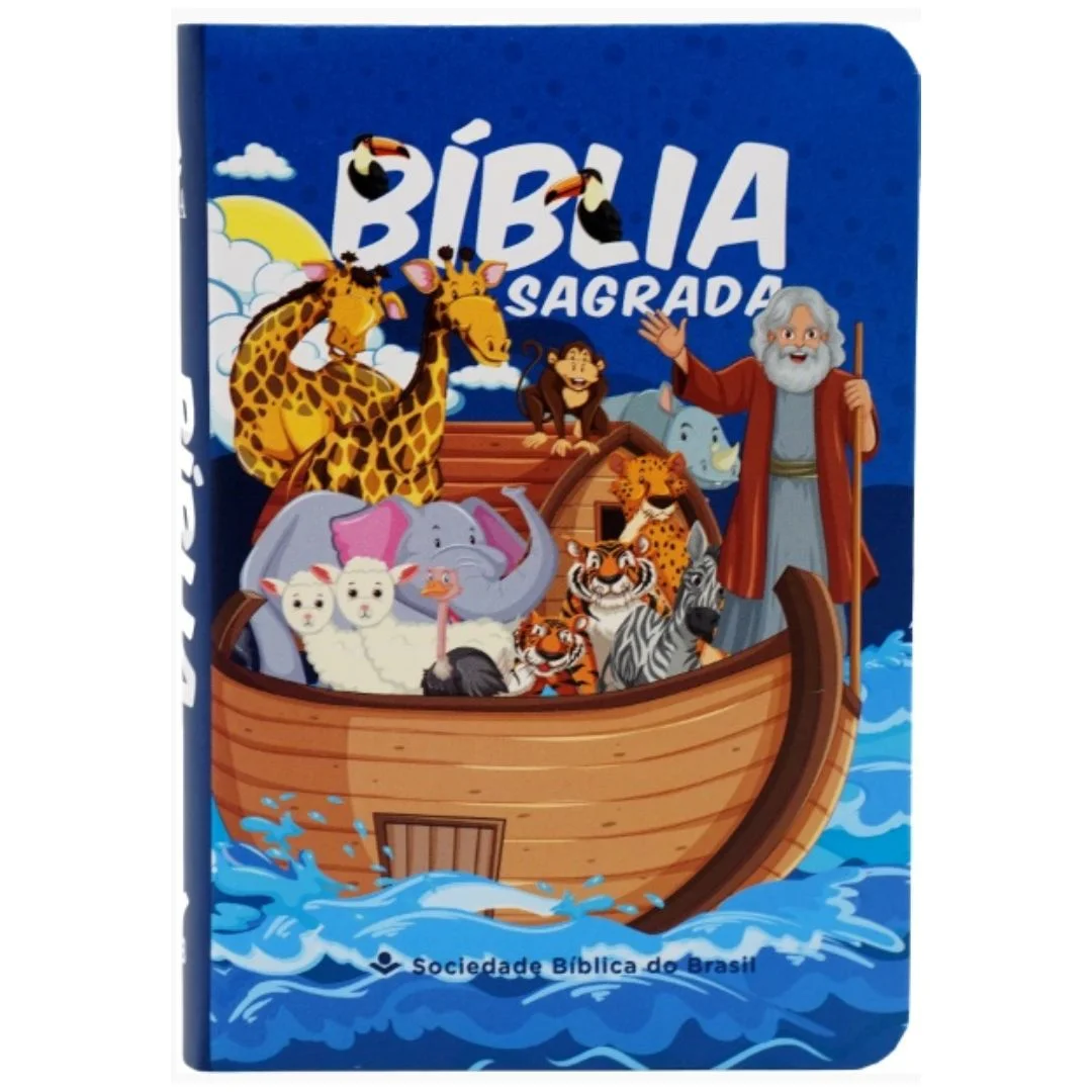 Bíblia de Bolso Capa Semiflexível Arca Azul