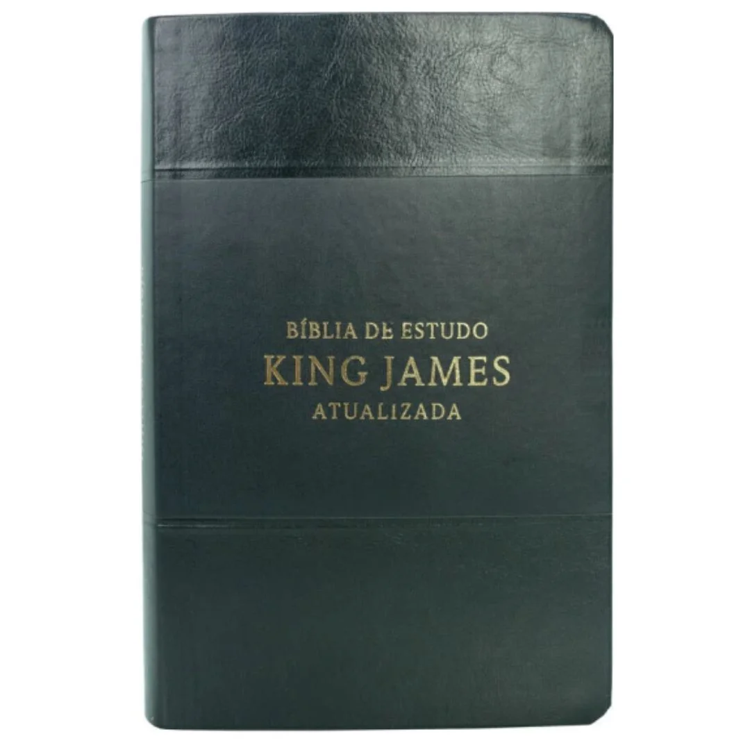 Bíblia de Estudo King James Atualizada, Edição 400 Anos, Capa Preta