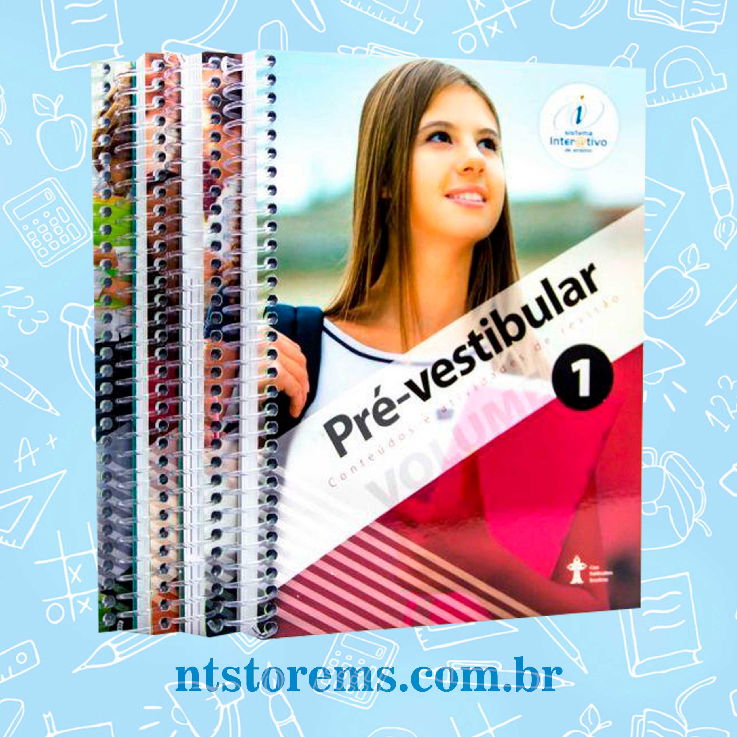 Kit Pré-Vestibular SIE com Quatro Apostilas de Revisão