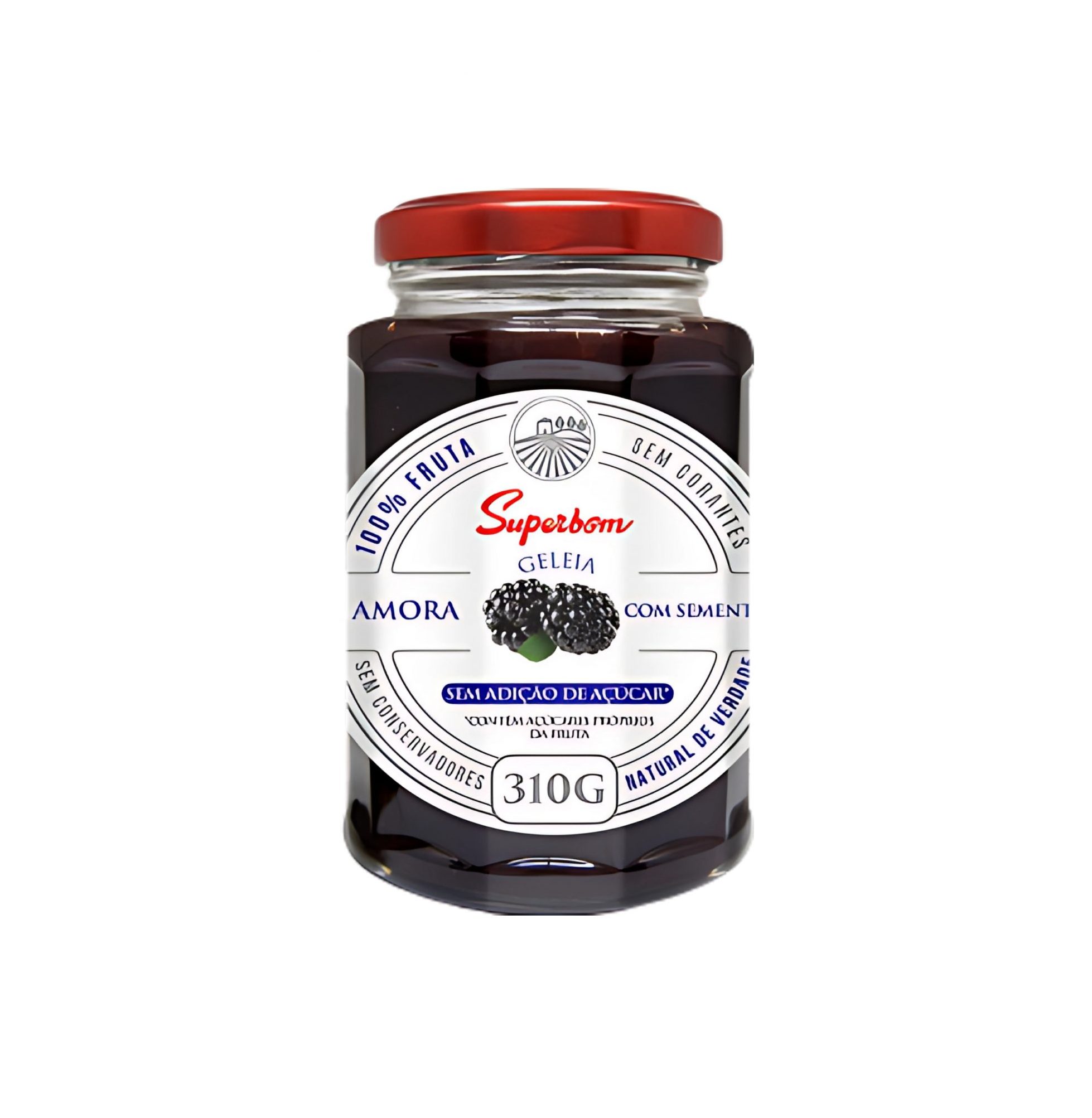 Geleia de Amora 100% Fruta Superbom com Sementes