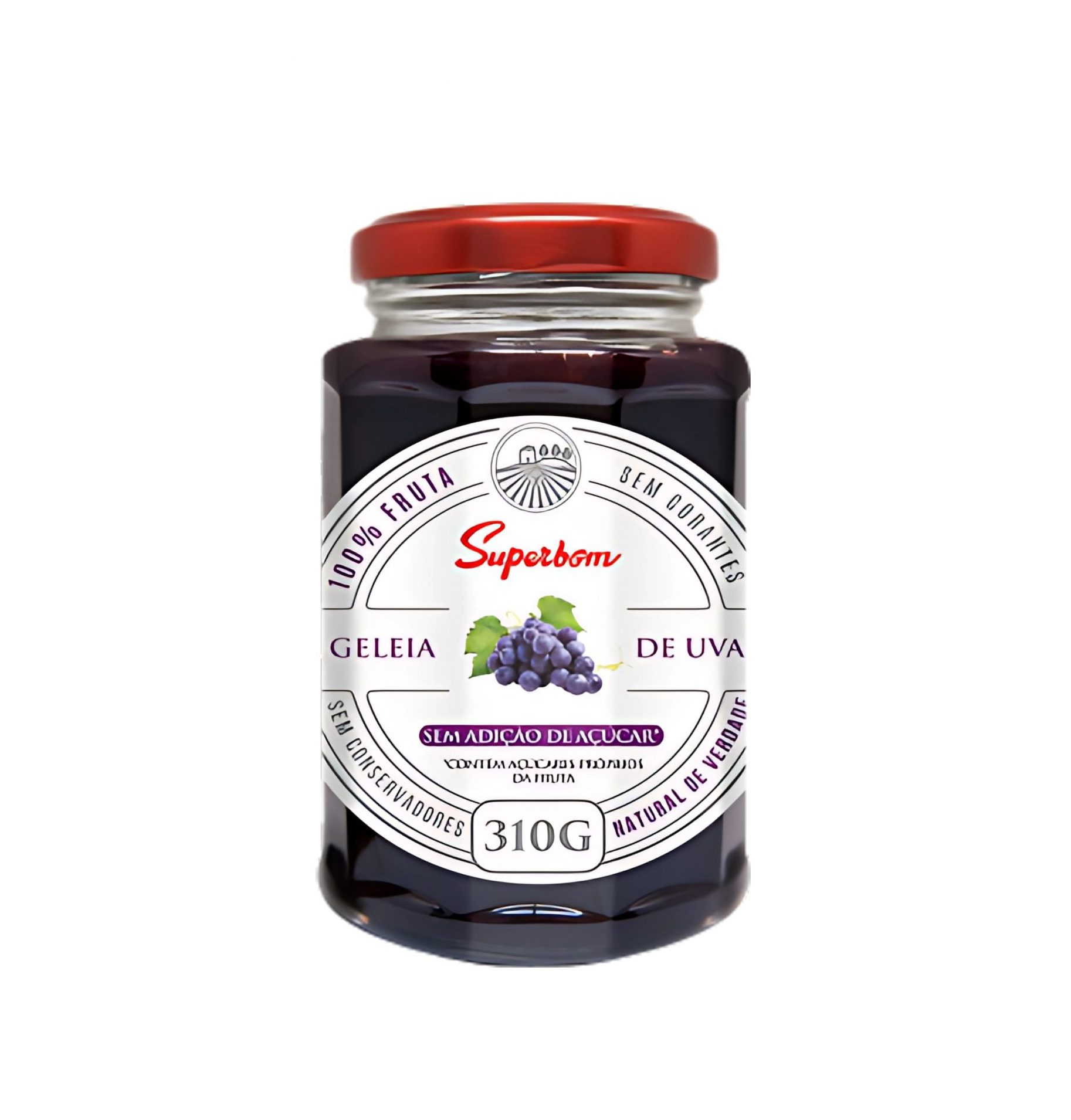 Geleia de Uva Superbom 310g Sem Glúten