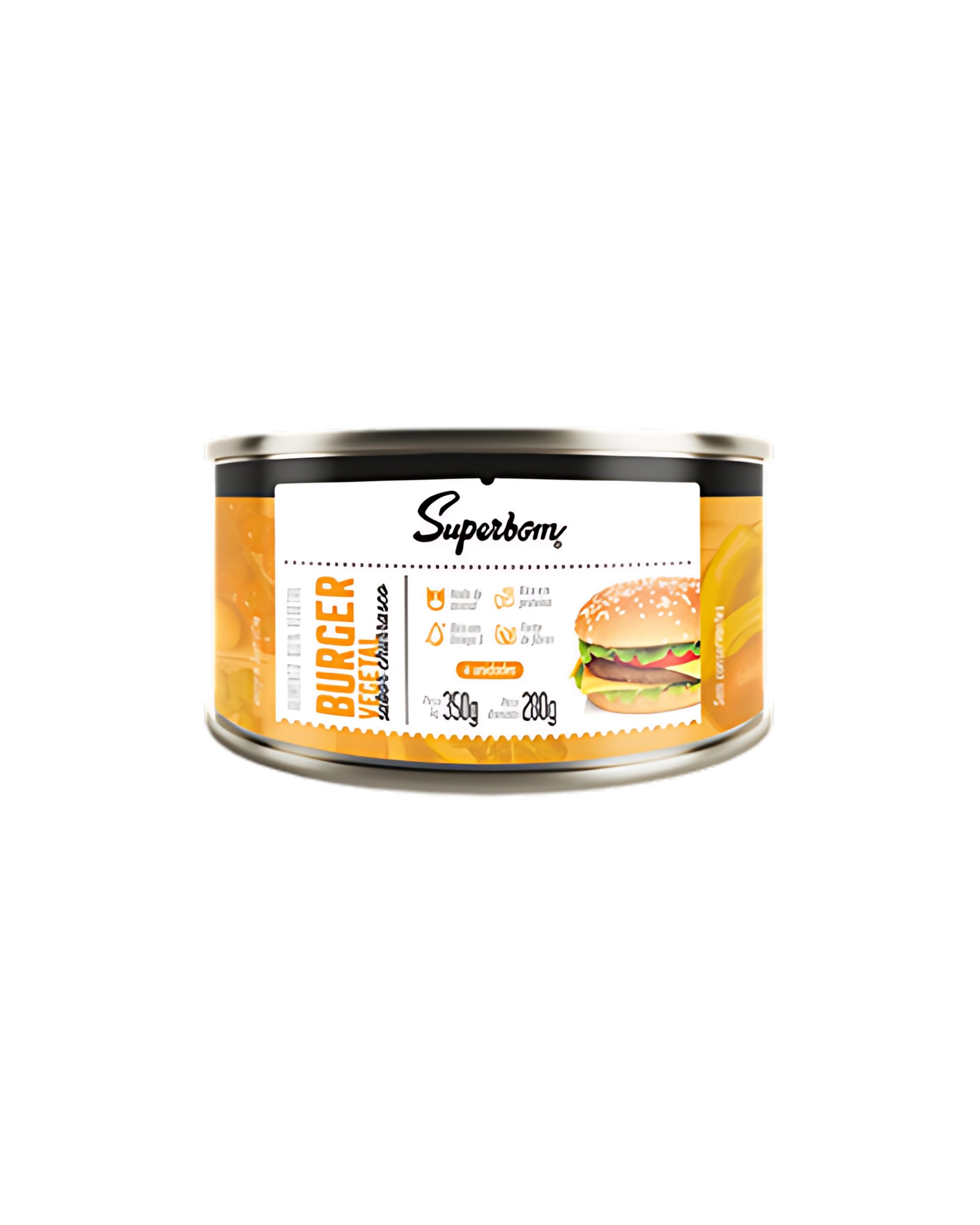 Hambúrguer Vegetal Superbom Sabor Churrasco com Chia