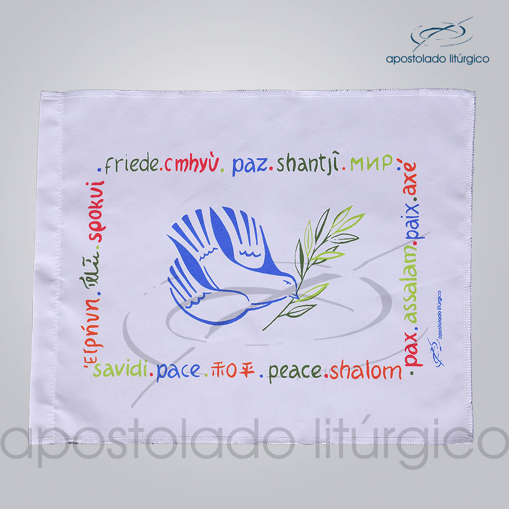 Bandeira da Paz Colorida em Tamanho Pequeno