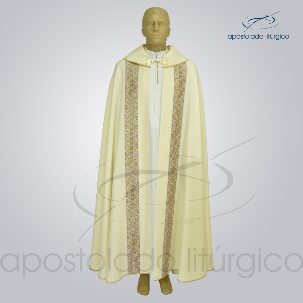 Capa de Bênção em Tecido Oxford Cor Creme