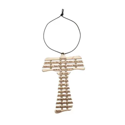 Adorno Tau em Metal Dourado