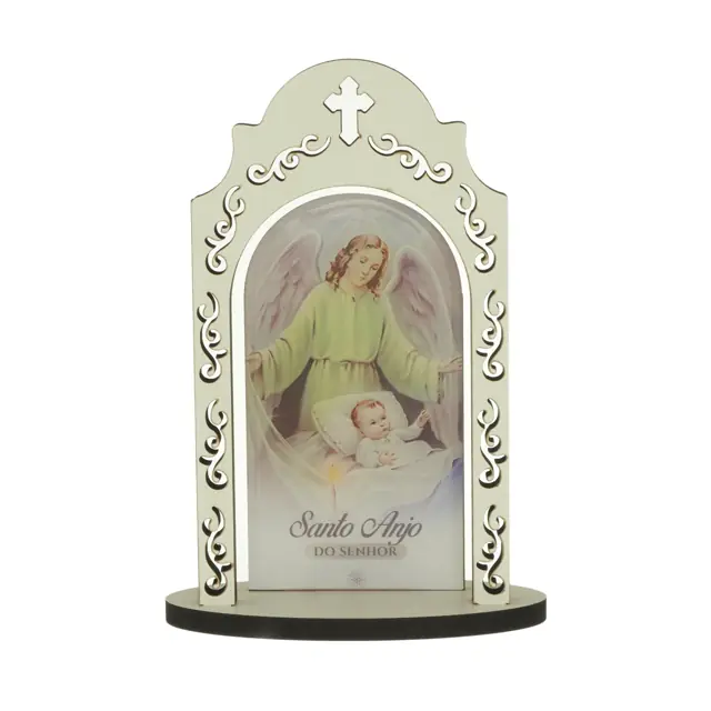 Capela do Santo Anjo da Guarda em MDF Branco