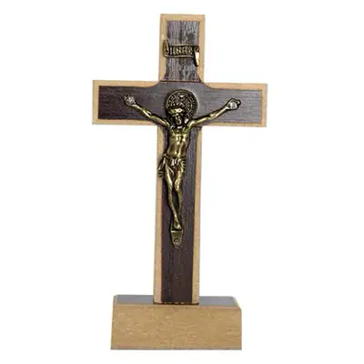Crucifixo de Parede ou Mesa em MDF 9 cm