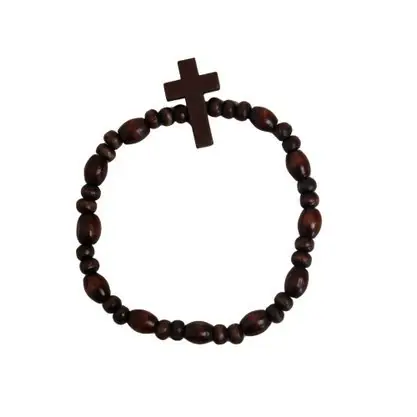 Pulseira Dezena em Madeira Imbuia 8 mm