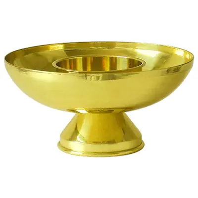 Castiçal Dourado 125T 10cm