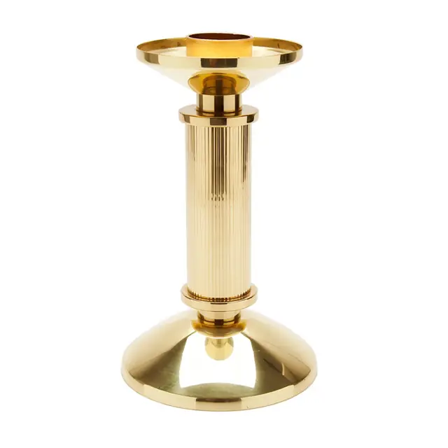 Castiçal Dourado 135P 20cm