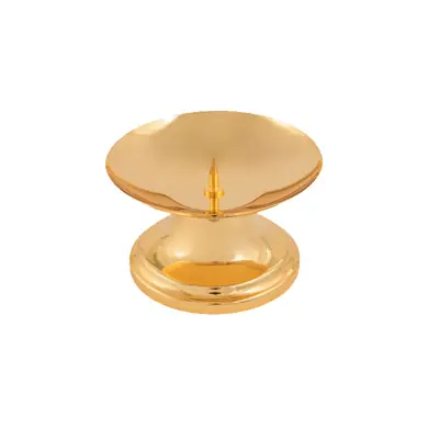 Castiçal Dourado Total com Pino 17020