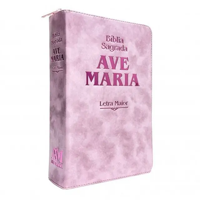 Bíblia Ave-Maria Média Rosa