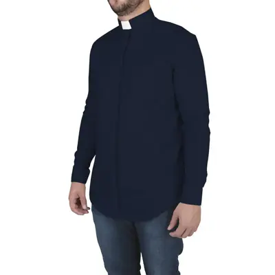 Camisa Clerical Manga Longa Grupo Nova Jerusalém