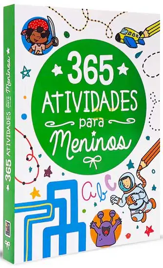 Livro de Atividades Bíblicas 365 Dias Meninos