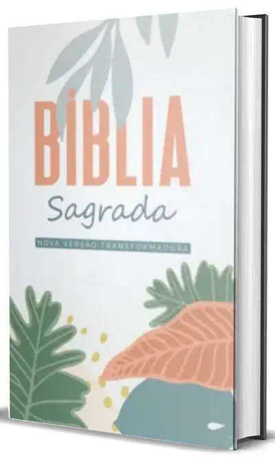 Bíblia Sagrada Capa Flores Slim NVT