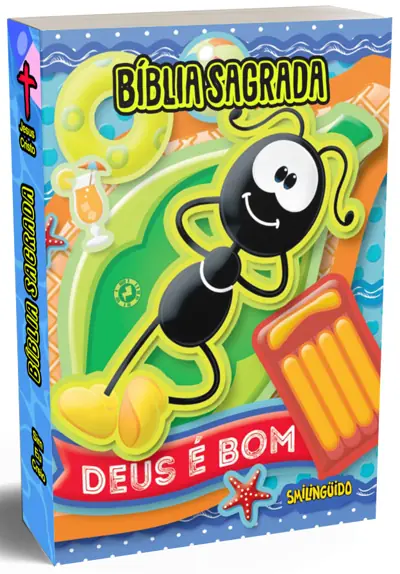 Bíblia Infantil Almeida Capa Deus é Bom