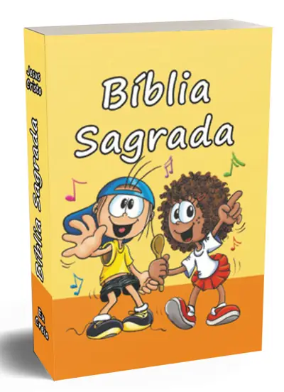 Bíblia Infantil Almeida Estampa Lino e Lana