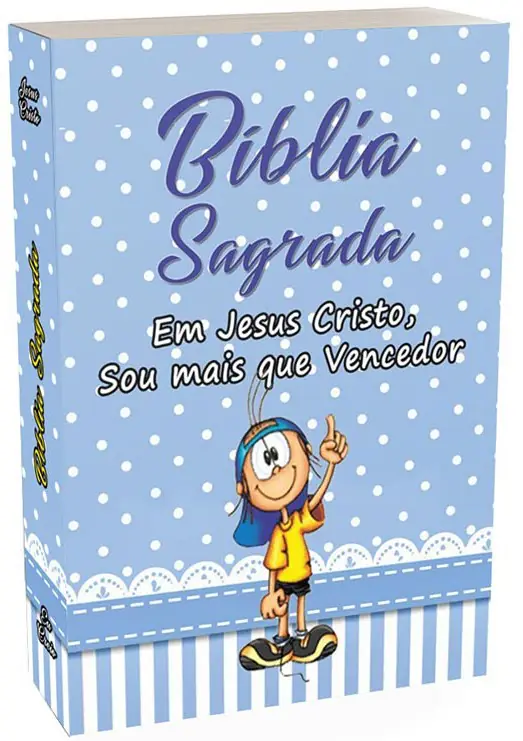 Bíblia Infantil Almeida Capa Menino
