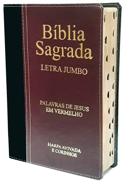Bíblia Sagrada Letras Jumbo Capa Marrom