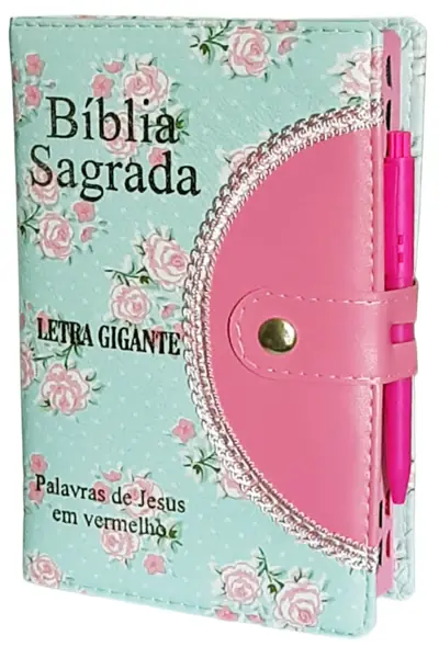 Bíblia Carteira com Caneta Capa Verde