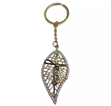 Chaveiro de Jesus com Strass em Dúzia para Revenda