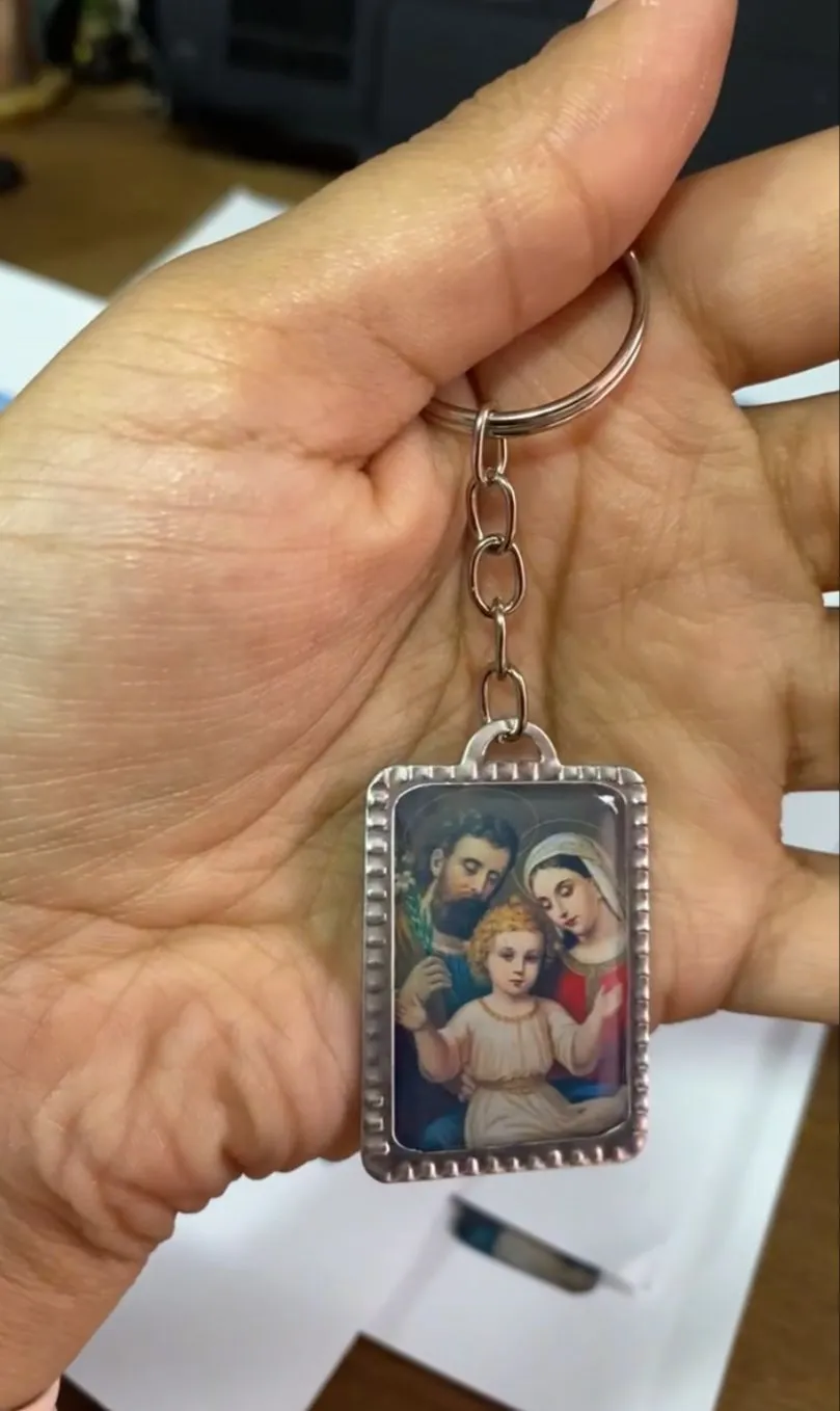 Chaveiro de Chapa com Foto Gravada para Lembrancinhas