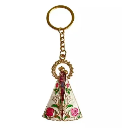Chaveiro de Nossa Senhora de Nazaré com Strass em Dúzia