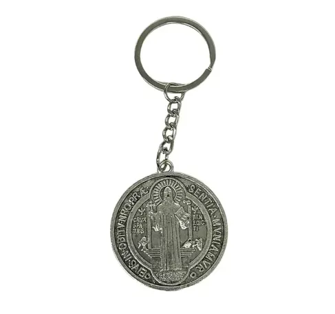 Chaveiro Medalha de São Bento Pacote Atacado com 12 Unidades