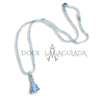 Colar Avulso de Nossa Senhora Aparecida em Aço Inox