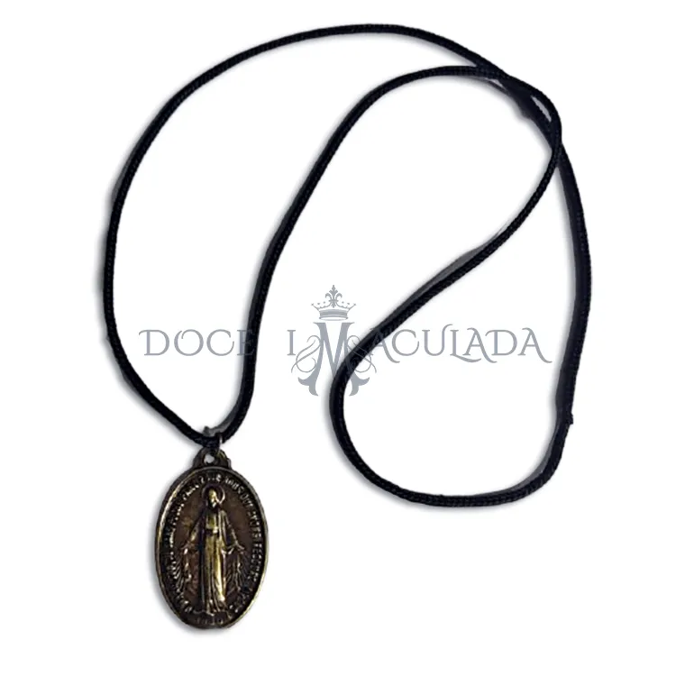 Cordão de Pescoço com Medalha de Nossa Senhora das Graças