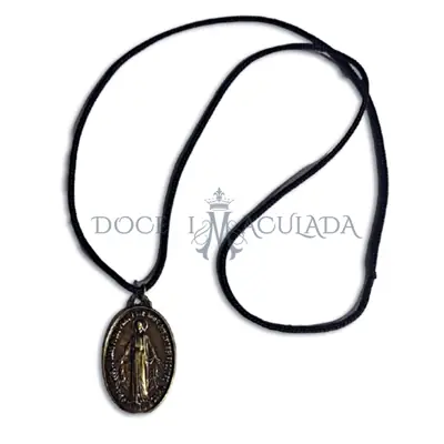 Cordão de Pescoço com Medalha de Nossa Senhora das Graças