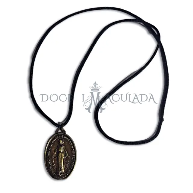Cordão de Pescoço com Medalha de Nossa Senhora das Graças