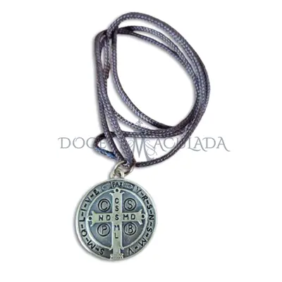 Cordão de Pescoço de São Bento com Medalha Grande