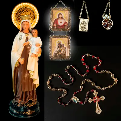 Coleção Escapulário de Nossa Senhora do Carmo Kit Devocional