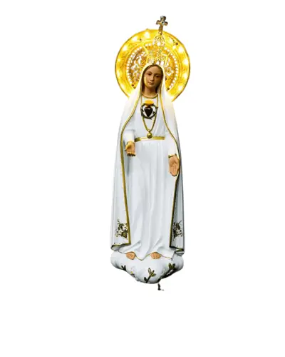Conjunto Nossa Senhora de Fátima e os Pastorinhos em Resina