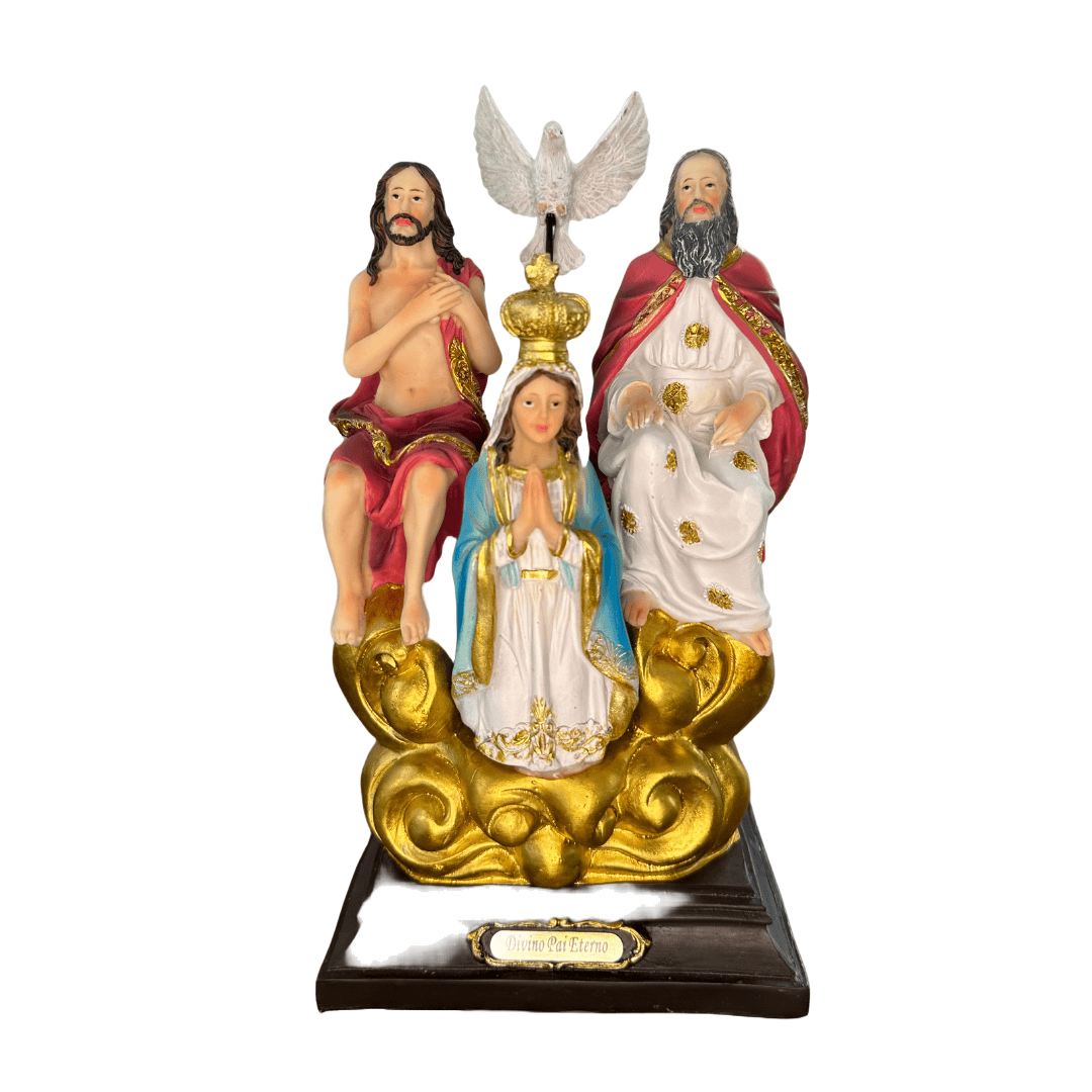 Imagem Divino Pai Eterno em Resina Importada 30cm