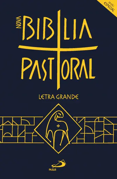 Bíblia Pastoral Capa Cristal com Letra Grande
