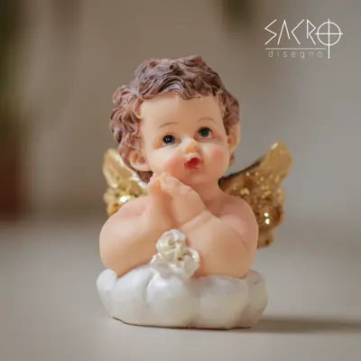 Mini Anjinho Baby em Resina 7 cm