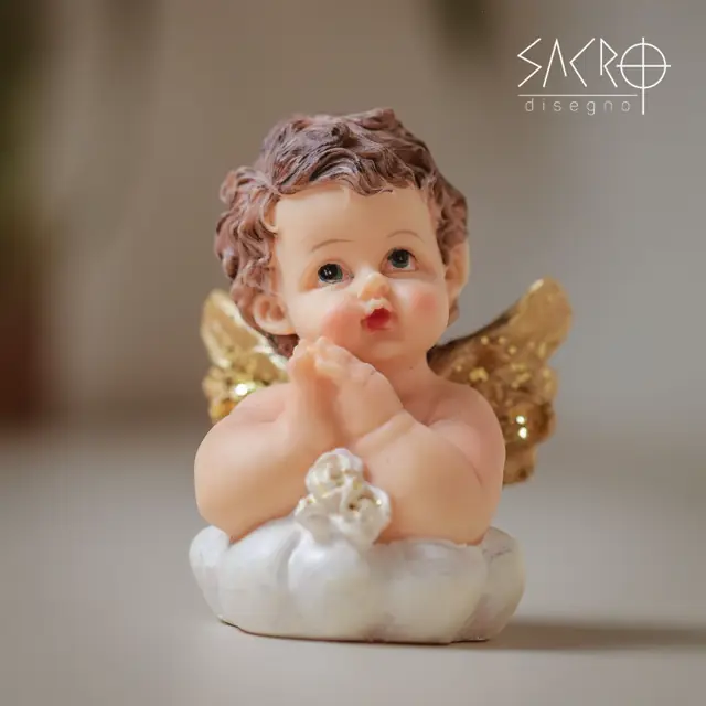 Mini Anjinho Baby em Resina 7 cm